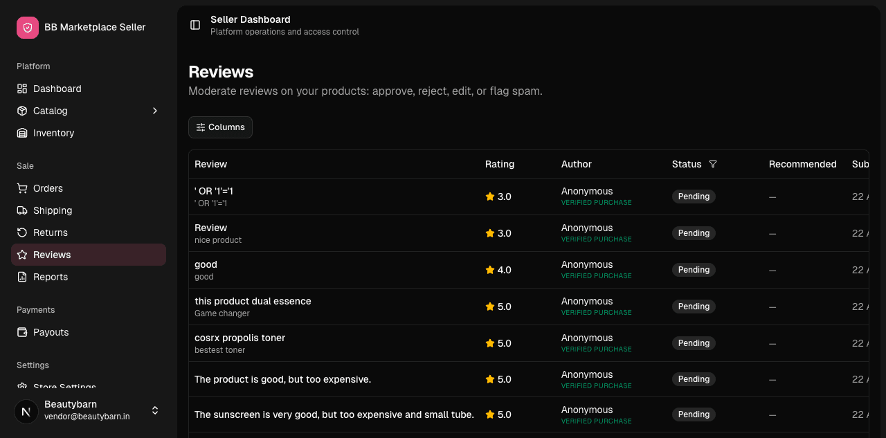 Reviews